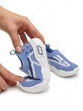 Star Stripe Breathable Mesh Walking Shoes - Blue