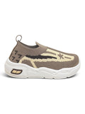 Star Stripe Breathable Mesh Walking Shoes - Brown