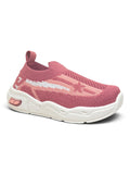 Star Stripe Breathable Mesh Walking Shoes - Rust