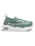 Star Stripe Breathable Mesh Walking Shoes - Green
