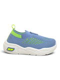 Cat Badge Breathable Mesh Walking Shoes - Blue