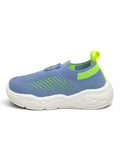 Cat Badge Breathable Mesh Walking Shoes - Blue