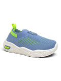 Cat Badge Breathable Mesh Walking Shoes - Blue