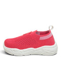 Cat Badge Breathable Mesh Walking Shoes - Pink