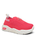 Cat Badge Breathable Mesh Walking Shoes - Pink