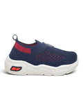 Cat Badge Breathable Mesh Walking Shoes - Navy Blue