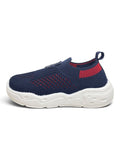 Cat Badge Breathable Mesh Walking Shoes - Navy Blue
