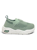 Cat Badge Breathable Mesh Walking Shoes - Green