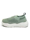 Cat Badge Breathable Mesh Walking Shoes - Green