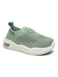 Cat Badge Breathable Mesh Walking Shoes - Green