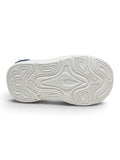 Wavy Stripe Breathable Mesh Walking Shoes - Blue