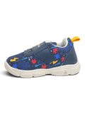 Star Kids Science & Building Tool Graphic Velcro Closure Musical Shoes - Navy Blue