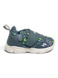 Star Kids Science & Building Tool Graphic Velcro Closure Musical Shoes - Dark Green