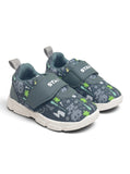 Star Kids Science & Building Tool Graphic Velcro Closure Musical Shoes - Dark Green