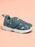 Star Kids Science & Building Tool Graphic Velcro Closure Musical Shoes - Dark Green
