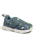 Star Kids Science & Building Tool Graphic Velcro Closure Musical Shoes - Dark Green