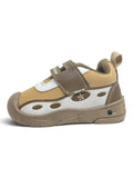 Star Kids Monster Face Velcro Closure Musical Shoes - Brown
