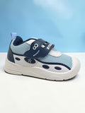 Star Kids Monster Face Velcro Closure Musical Shoes - Blue