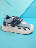 Star Kids Monster Face Velcro Closure Musical Shoes - Blue
