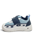 Star Kids Monster Face Velcro Closure Musical Shoes - Blue