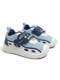 Star Kids Monster Face Velcro Closure Musical Shoes - Blue