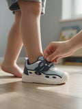 Star Kids Monster Face Velcro Closure Musical Shoes - Blue