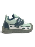 Star Kids Monster Face Velcro Closure Musical Shoes -  Green