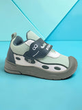 Star Kids Monster Face Velcro Closure Musical Shoes -  Green