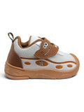 Star Kids Monster Face Velcro Closure Musical Shoes -  Tan