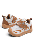Star Kids Monster Face Velcro Closure Musical Shoes -  Tan