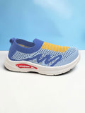 Star Kidz Wave Print Slip-On Casual Shoes - Blue
