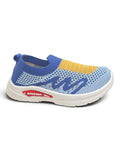 Star Kidz Wave Print Slip-On Casual Shoes - Blue