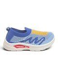 Star Kidz Wave Print Slip-On Casual Shoes - Blue