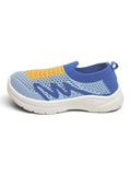Star Kidz Wave Print Slip-On Casual Shoes - Blue