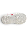 Star Kidz Wave Print Slip-On Casual Shoes - Cream