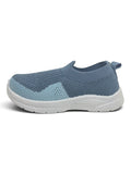 Star Kidz Two-Tone Colorblock Slip-On Casual Shoes - Dark Grey