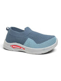 Star Kidz Two-Tone Colorblock Slip-On Casual Shoes - Dark Grey