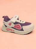 Star Kidz Breathable Mesh Velcro Closure Casual Shoes - Maroon