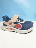 Star Kidz Breathable Mesh Velcro Closure Casual Shoes - Navy Blue