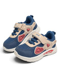 Star Kidz Breathable Mesh Velcro Closure Casual Shoes - Navy Blue