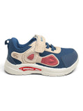 Star Kidz Breathable Mesh Velcro Closure Casual Shoes - Navy Blue