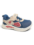 Star Kidz Breathable Mesh Velcro Closure Casual Shoes - Navy Blue