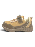 Star Kidz Bear Print Velcro Closure Casual Shoes - Brown