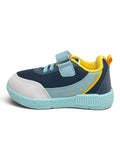 Star Kidz Bear Print Velcro Closure Casual Shoes - Navy Blue