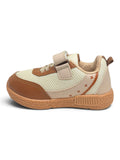 Star Kidz Bear Print Velcro Closure Casual Shoes - Tan