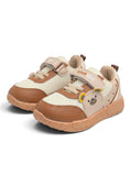 Star Kidz Bear Print Velcro Closure Casual Shoes - Tan