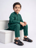 Velcro Closure Solid Mojaris - Black