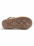Velcro Closure Solid Mojaris - Brown