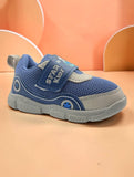 Star Kidz Sporty Mesh Velcro Closure Musical Shoes - Blue