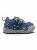 Star Kidz Sporty Mesh Velcro Closure Musical Shoes - Blue